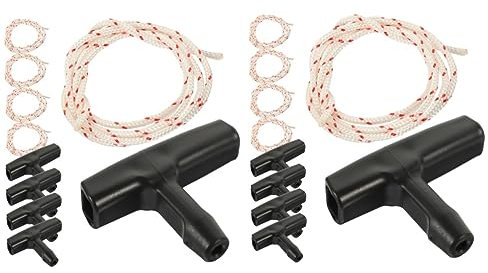 DOITOOL Garagentorgriff 10-Tlg Kettensäge Mit Dachbodengarage Und Anlasser-Messgerät-Set Griff Leiteröffnung Seilzug Für Entriegelungsschnur Zieht Nottürgriff