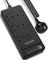 AICODE Extension Lead with 4 USB Slots(3.4A, 1 Type C and 3 USB-A Ports),Power Strip with 6 Way Plug extension Socket and 2M Extension Cable,Multi Plug Adapter for Home,Office,Travel