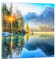 ARTTOR Bilder auf Glas 70x70cm Glasbild Landschaft Alpen Berge Groß Wanddeko Bild im Glas Schlafzimmer Küche Deko Wandbilder Dekoration Wohnzimmer Modern Wall Decor Wand Kunstdruck Art GAC70x70-5307
