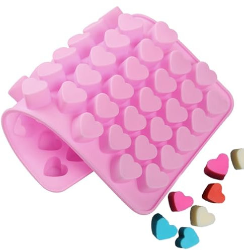 Romantic Heart Shaped Ice Cube Tray - Durable Silicone Mould for Love-Themed Ice, Chocolates, Candies - Perfect for Special Occasions