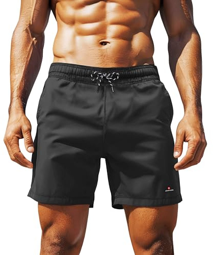 Höhenhorn Wellenmaster Herren Badehose Schwarz Gr. S