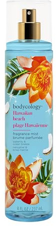 Bodycology Long-Lasting Fragrance Body Mist, Hawaiian Beach, 8 fl oz