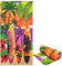 BESCH Toalla de Playa Microfibra Antiarena Secado Rápido 70x150cm - Toallas Multiuosos Ligeras para Piscina, Picnic, Gimnasio, Deportes (Tabla de Surf)