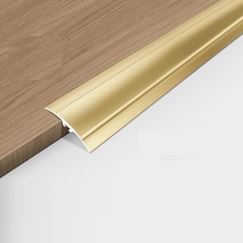 Profilo di regolazione in alluminio, listello di transizione, profilo di chiusura, 2 pezzi, guida di transizione, listello per pavimento, compensazione altezza 0-15 mm, adatto per laminato, moquette,