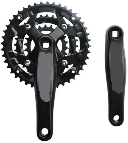 Juego de platos y bielas for bicicleta Juego de bielas for bicicleta de montaña Resistente Fácil instalación Adaptador de plato y bielas for bicicleta de ciudad MTB Bicicleta eléctrica Bicicleta de ca