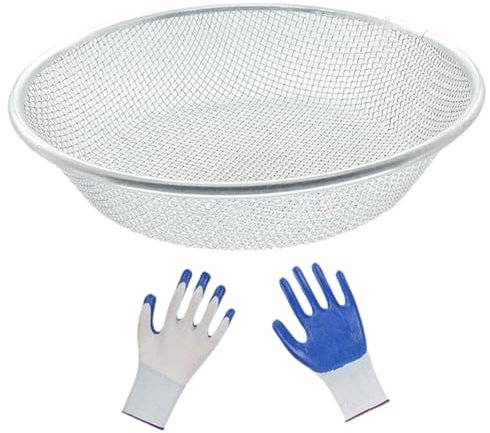 MagiDeal Gartenerde-Kompostsieb, Gartensieb, Loch 2mm