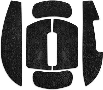 MAMBASNAKE x ATTACK SHARK r6 Mouse Anti-Slip Grip Tape, Professional Mice Upgrade Kit, Sweat Resistant, Cut to Fit, Easy to Use, Only Mouse Grip Tape, Mouse NOT Included