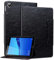 Bxithnr Funda para Huawei Mediapad M5 Lite 8 Pulgadas Tablet Carcasa PU + TPU Cuero Flip Case Cover con Función de Soporte - Negro