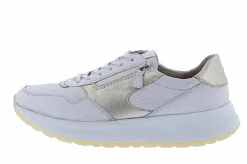 Sioux Damen Sunivla Sneaker, Snow LightGold, 42 EU Weit