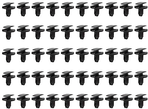 GNXfixt 50pcs Clips fixation parechocs pour Jumpy Berlingo C3 C4 C5 C6, Rivet en Plastique pour voiture 1609267280