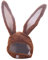 TOYANDONA Kaninchenmütze Braune Hasenohren Hundemütze Kappe Flauschige Mützen Für Damen Hasenmütze Tierkopfmaske Brauner Cowboyhut Für Damen Braune Ohren Kopfbedeckung Mit Hasenohren Brown