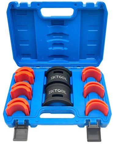 ZKTOOL 14PCS Motorcycle Shock Absorber Oil Seal Installation Tool, Motorcycle Bike Fork Seal Driver for 35MM 36MM 40MM 41MM 42MM 43MM 45MM 46MM 47MM 48MM 49MM 50MM