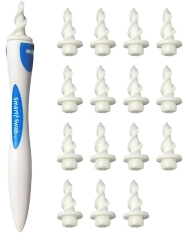 Ear Wax Cleaners, Ear Cleaner Ear Wax Remover, Silicone Safe Soft Ear Cleaner with 16 Pcs Replacement Tips for Adult & Kids Brand: Hpyheius