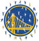 Iconic Puzzles - Golden State Warriors, Logo, Holzpuzzle, offiziell lizenziert von der NBA, 100% nachhaltig, Größe L, 500 Teile