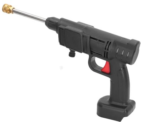 Tragbare Power -Waschmaschine, Kabellose Druckwaschmaschine mit Langem Schlauch, Schaumsprühflasche für die Reinigung von 24 -V -Batterien, ABS -Material