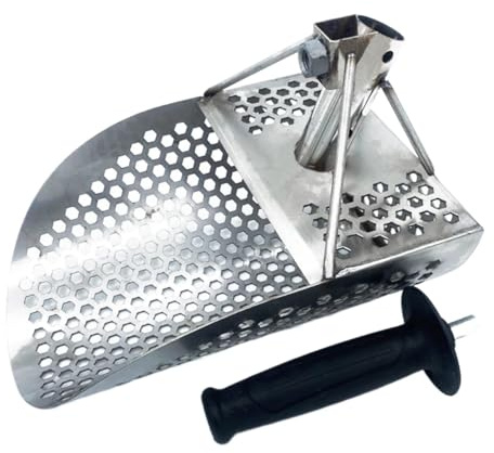 Sandflöhe Rechen Strand Sand Scoop Schaufel Metall Detektor Scoops Schatz Erkennen Jagd Edelstahl Werkzeug Hex