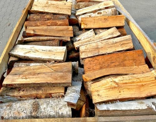 Heinrichs Agrar Brennholz BUCHE Laubholz Mix 270 Kg trocken Kaminholz ofenfertig Holz 26-33 cm aus der Layenmühle (9x30kg Kartons)