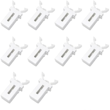 VBK Bin Lid Replacement Striker Pin Latch Set, 10Pcs Striker Pin Latch Set, Broken Lid Repair Self Locking, Touch Waste Bins Compatible, For 20L 30L 40L 45L 50/60L Home Kitchen