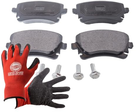 Master-Sport 13046028892N-SET-MSP Bremsbeläge + Handschuhe hinten für AUDI A4 B7 (8EC, 8ED, 8HE), A8 D3, A6 C5