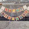 Gracelaza 17 STK./ 2m 'Happy Birthday' Schöne Leinen Wimpel Hessischen Girlande Vintage Rustikal Süße Bunting Wimpelkette Farbenfroh Wimpeln für Draußen Hochzeit