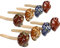TINTON LIFE 8 Keramik Garten Pilze, Fairy Rasen Ornament Terrasse Blumentopf Deko Pflanzen Einsatz Zubehör