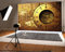 YongFoto 3x2m Vinyl Foto Hintergrund Vintage Uhr Steampunk Stil Metallgetriebe Verwitterter Ziegelstein Fotografie Hintergrund f黵 Fotoshooting Portraitfotos Party Hochzeit Requisiten