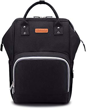 SONARIN Multifunktions Baby Wickelrucksack, Wickeltasche,Reise-Rucksack-Organizer mit Flasche isoliert Taschen,USB-Schnittstelle,Wasserdicht, Große Kapazität, Stilvoll,Ideal Geschenk