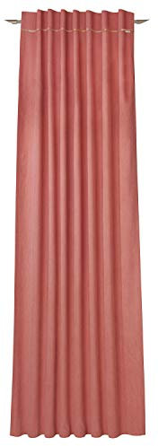 ESPRIT Cord Dekoschal mit verdeckten Schlaufen Gardinen Vorhänge Stores - Größe 130 x 250 cm - Farbe grau/beige/Coral/Blue