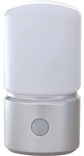 RITOS Batterie LED Sensorlicht mit Bewegungsmelder, Silber