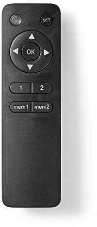 Nedis Ersatzfernbedienung RF 2,4 GHz für Nedis TV Halterung - kompatibel mit TVCM5830BK, TVSM5830BK, TVSM5831BK, TVSM5840BK, TVSM5850BK, TVWM5850BK, TVWM5860BK und TVWM5880BK