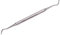 Faude Eckenheber, Allrounder Fußpflegeinstrument, für eingewachsene Fußnägel, Nagelreiniger; Nagelheber aus rosfreiem Edelstahl, Profiqualität (Eckenheber 12,5cm)