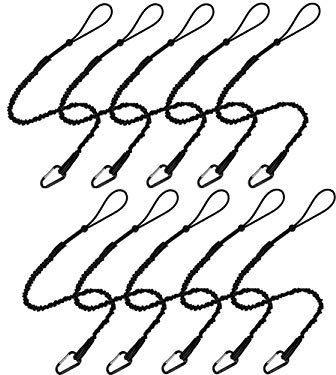 BESNIN Tool Lanyard 30 Ib Weight Limit 10pcs Safety Lanyard Adjustable Loop End for Working Tools