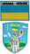 A-ONE 2 Stück Packung: Schild Oatch + Ukraine Flagge Stickerei, Kiev Kyiv Statue Patch, Travel Souvenir Patch, Motherland Monument Stickerei, Aufnähen / Aufbügeln DIY Patch, Nein .355C