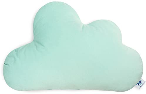 Pepi - Kuschelkissen Kinder - Wolkenkissen - Handgenäht Kissen Kinderzimmer - Baby Kissen Wolke Deko - Kinderkissen Honey