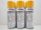 Förch KOMATSU NATUR GELB BAGGER BAUMASCHINE LACK LACKSPRAY SPRAY SPRAYDOSE 400ML (3)