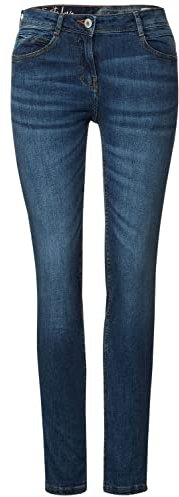 Cecil Damen B375277 Jeanshose, Mid Blue Wash, 27W / 32L EU
