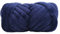 Grobes Baumwollgarn für Armstricken, Häkeln, super sparend, Jumbo, riesiges, sperriges Premier-Garn für die Herstellung von Haustier-Hausdecken (Marineblau)