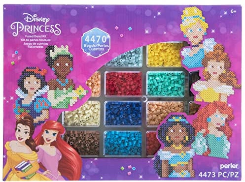 Perler 80-57019 Disney Prinzessinnen Fuse Bead Activity Kit, Kunststoff, Mehrfarbig, 4474 stück