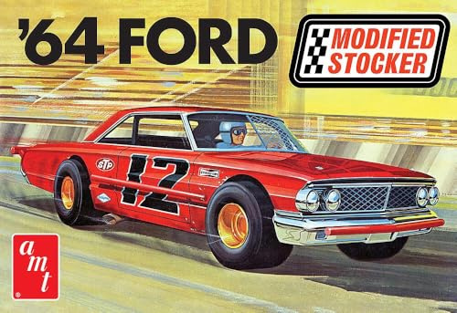 AMT Round2 591383-1/25 1964 Ford Galaxie Modified Stocker - Maßstab 1:25