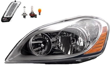 Johns, Scheinwerfer Halogen Front passend für Volvo XC60 05/08-05/13 H9 H7 Links Fahrer + Nebelscheinwerfer + Leuchtmittel