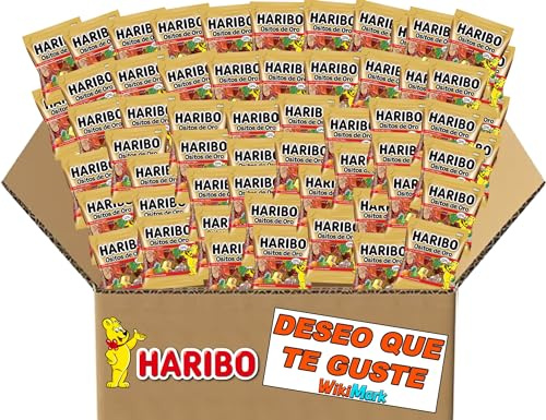 Mini sacs Bonbons gélifiés Bears avec carte WikiMark J'espère que vous l'aimerez. Sachets de Gummies parfaits à offrir pour les anniversaires, les communions ou les baptêmes. (100 sacs)