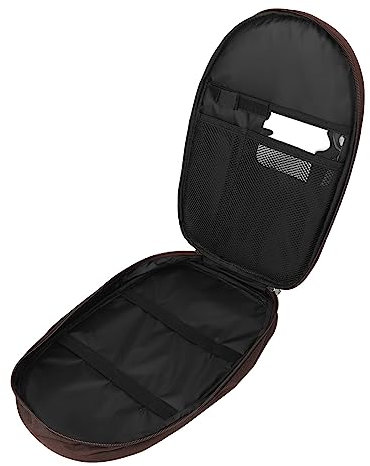 GFRGFH Chef Knife Bag, Knife Roll Knife Bag Backpack Portable Nylon Kitchen Tools Storage Carry Pocket Knife Holder Zipper Bag(coffee)