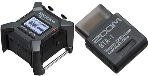 Zoom F3 MultiTrack Field Recorder & BTA 1/UK Bluetooth Adapter Black