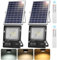 Aigostar - Projecteur Solaire LED d’extérieur avec Panneau Solaire,50W,Dimmable 3000/4000/6500K,5000mAH,Batteiorie de Grande Capacité,IP66,Lampe Solaire avec Télécommande,2M Câble,2 Paquets