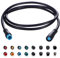 baluoqi Verlängerungskabel 4Pin wasserdichter Stecker für elektrisches Fahrrad Licht/Gas/Ebrake/Ebike Teile Verlängerungskabel (4pin, 50cm)