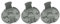 Daaxing Tappo di ricambio per bobina per decespugliatore Bosch per EasyGrassCut 18V-230.18V-26.18V-260.23.26 F016F05800 Copertura per bobina per decespugliatore (3 pezzi)