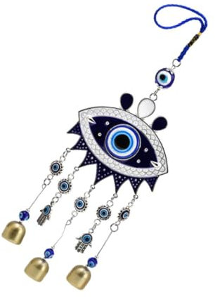 Ciieeo Nazar Boncuk Anhänger Des Teufelsauges Auto Rückansicht Böse Türkischer Blauer Augenanhänger Dekoration Schlafzimmer Bescherung Weihnachten Blauäugig Zubehör Für Rückspiegel Auto Zubehör Kupfer