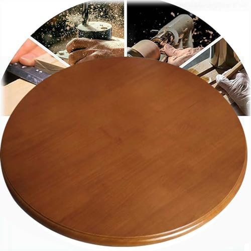 Bandeja giratoria de madera para cocina, comedor, suave, silenciosa, grande, giratoria, para el hogar, oficina, bar