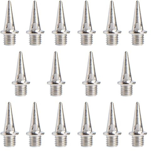 Oshhni 16x para atletismo, para correr, de acero, de 12 mm, prácticos, de repuesto para zapatillas de atletismo, trekking y sprint