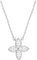 Sofia Milani - Damen Halskette 925 Silber - mit Zirkonia Steinen - Blumen Anhänger - N0841